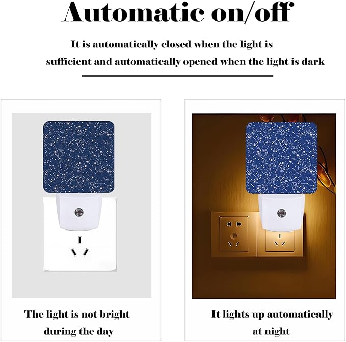 Star Map Night Light, Plug Into Wall - Image 3