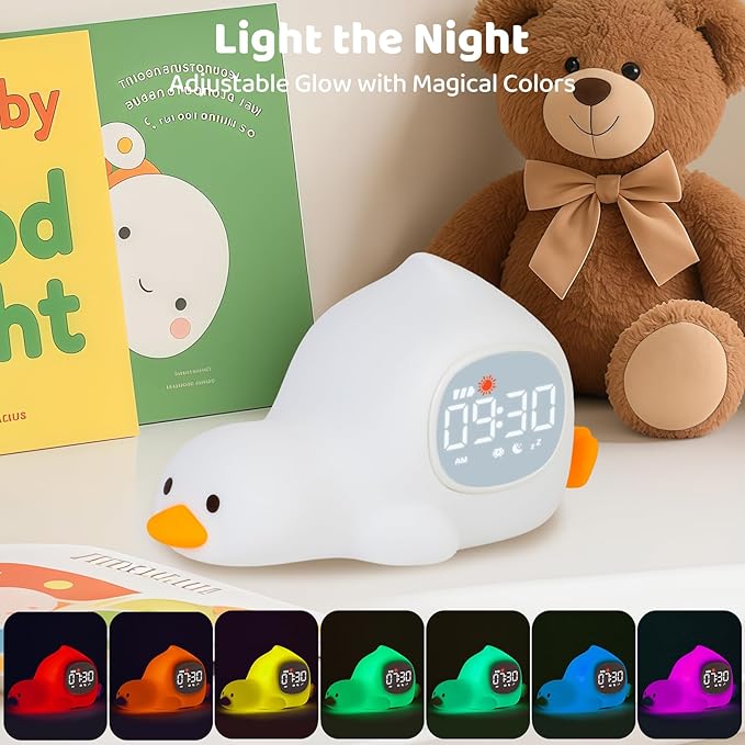 Laying Duck Alarm Clock with Night Light - Image 5