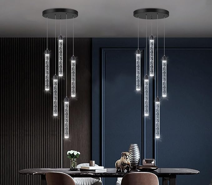 Crystal Pendant Light Mini Chandelier Bubble Pendant Lighting - Image 7