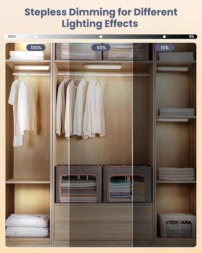 Pak 16 Inch Under Counter Cabinet Lighting, 83 LED Battery Operated Motion - Image 5