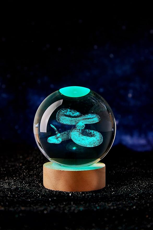 Large Snake Crystal Ball Night Light - Image 8