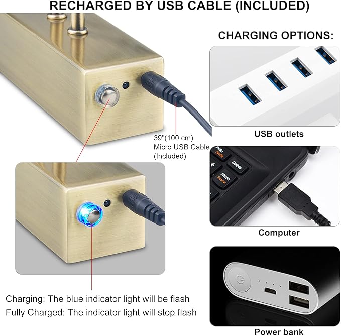 Picture Light, Picture Lights for Wall Cordless, Battery Wall Lights for - Image 6
