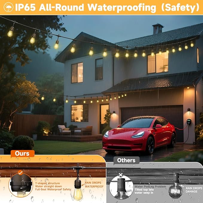 Outdoor Safety String Lights 100FT - Image 8