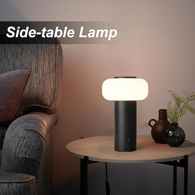 Shower Lamp Waterproof, Outdoor Cordless Table Lamp Rechargeable, Portable - Image 4