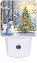 Christmas Tree With Snowman Night Light by sndheke