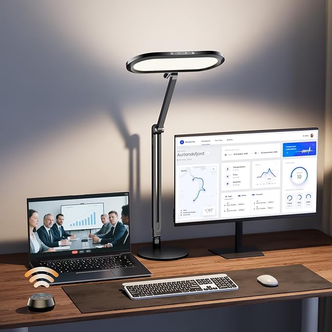 Premium LED Desk Lamp for Home Office – Eye-Caring Double Side Light by LitONES