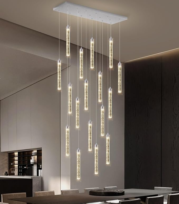 Rectangular Chandeliers 17-Lights Long Light - Image 8