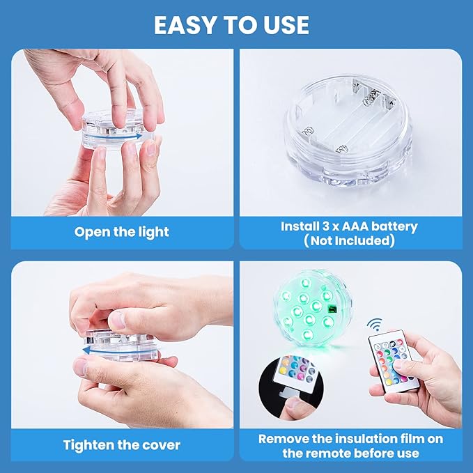 Boat Lights Wireless, Battery Powered Operated Marine Led Interior Light - Image 8