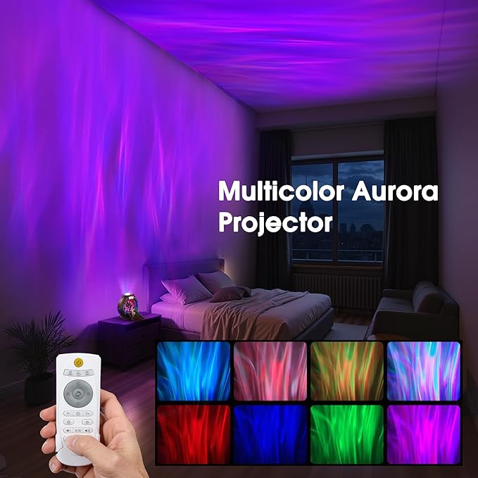 L LOHAS LED Galaxy Projector Night Light, Space Portal Night Light - Image 3
