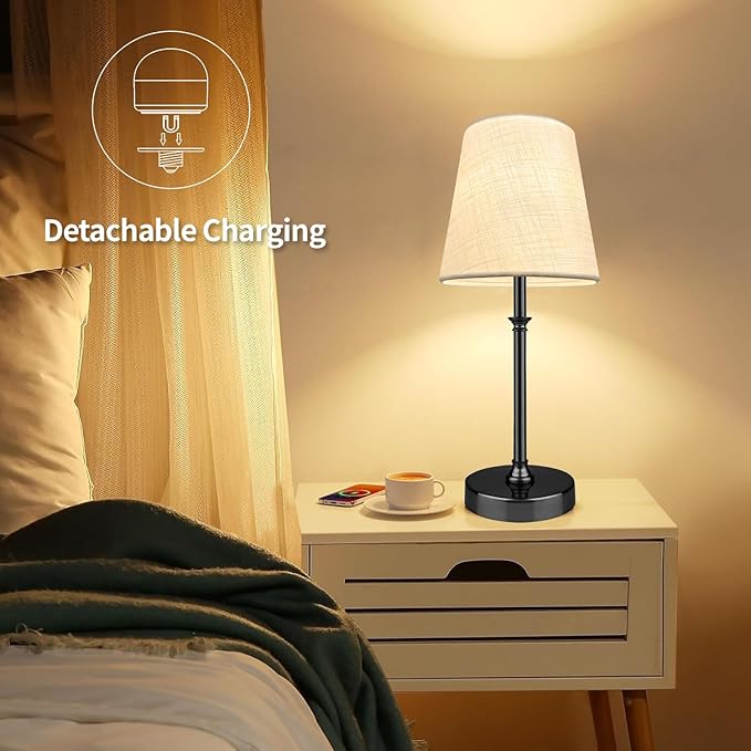 BLUEYE Rechargeable Table Lamps, Remote Control, 2700K-6000K, No Flicker - Image 2