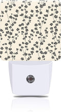 Vintage Flower Night Light, Retro Floral Plug-in Nightlight by FOISIIAEA