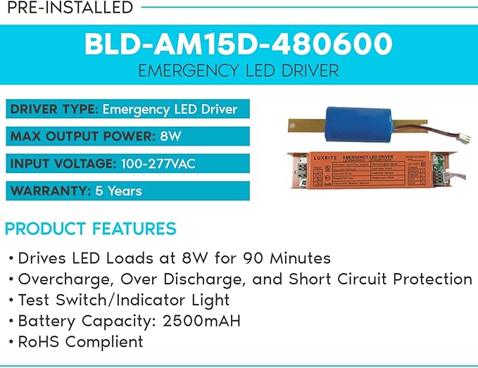 LUXRITE 14 Inch LED Emergency Light - Image 9