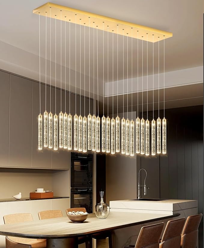 Rectangular Chandeliers 26-Lights Long Light - Image 6