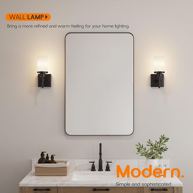 Wall Lights Over Mirror Bathroom Vanity Light Fixtures - Image 2