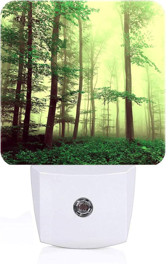 Misty Forest Night Light, Plug-in Nightlights Auto Sensor Night Lamp Dusk to by Unknown