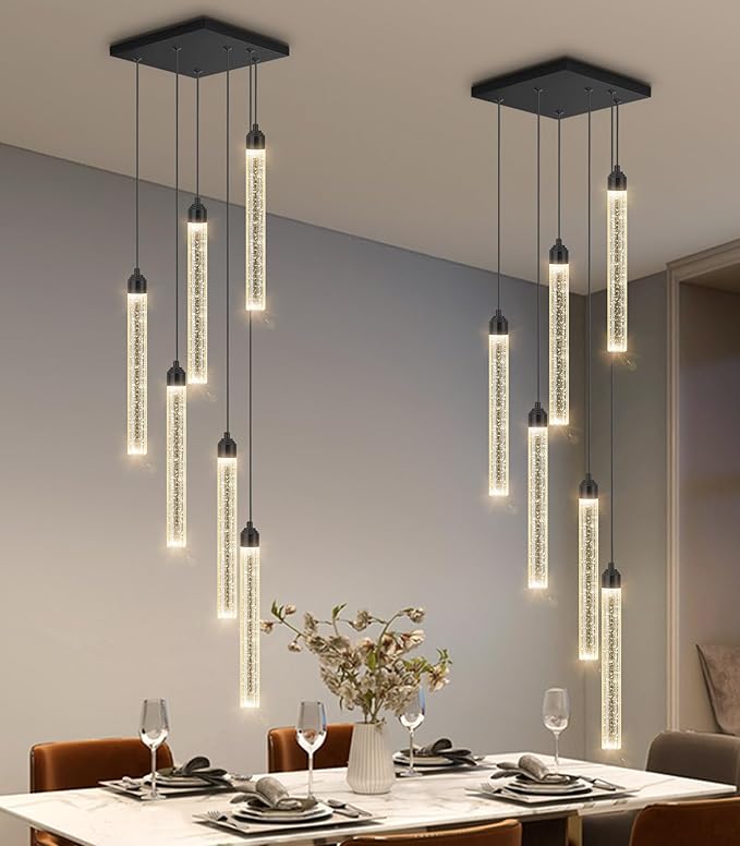 Modern Crystal Pendants Lighting Mini Chandelier by Dolria
