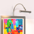 Cocoweb 6 Inch Tru-Slim Satin Nickel Picture Light by Cocoweb