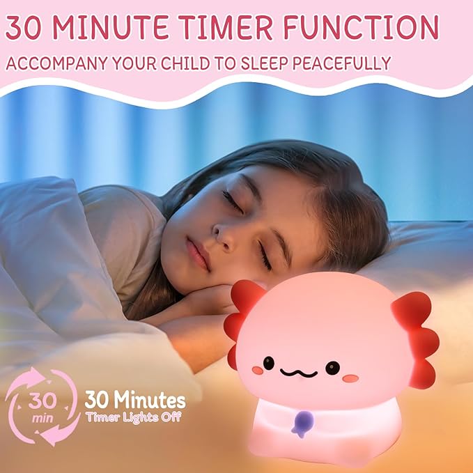 Axolotl Night Light for Kids - Image 2