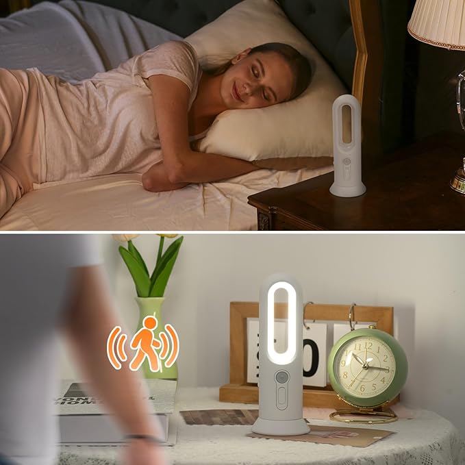 Rechargeable Motion Sensor Night Light 3 in 1 Portable LED Night Light - Image 2