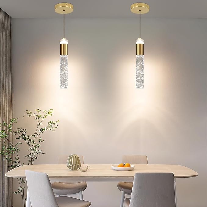 Modern Kitchen Island Pendant Lights, 3 Color 2700K/4500K/6500K, Mini Linear - Image 8