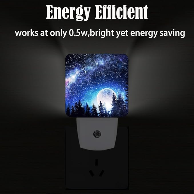 Sea Stars and Moon Night Light, Plug Into Wall - Image 4