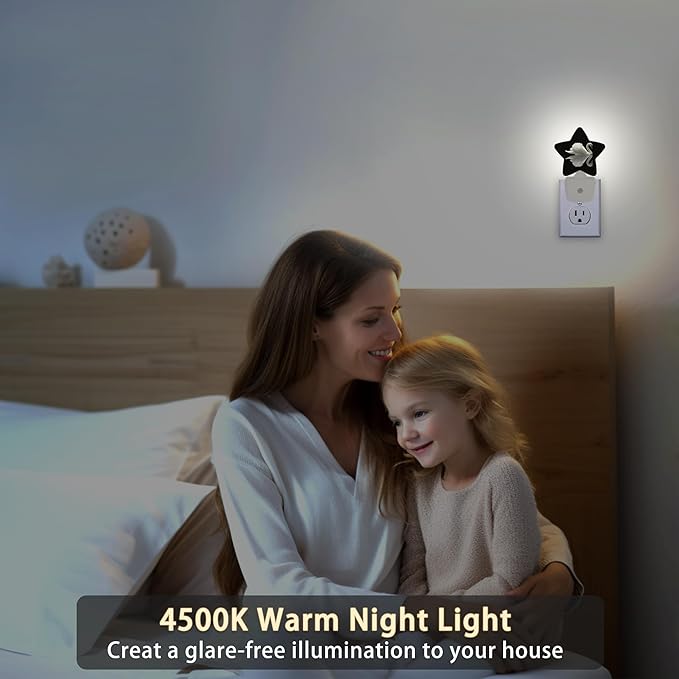 White Swan Night Lights Plug in Wall Lamp Smart Dusk to Dawn Sensor - Image 5