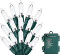Battery Operated String Light, 33ft 100 LED Christmas Light by ASENEK