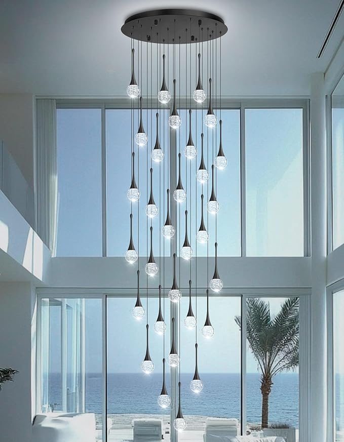30 Light Modern Glam Crystal Chandelier - Image 6