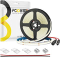 16.4FT COB LED Strip Light DC24V Warm White Flexible High Density Uniform by FCOB