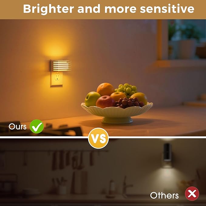 L LOHAS LED Night Lights Plug into Wall, 2 Pack Modern Night Light - Image 7