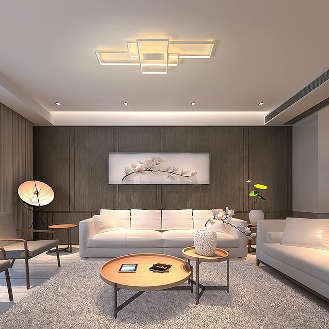 GEADI Dimmable Ceiling Light, 41.3in Flush Mount Ceiling Lamp Remote Control - Image 6