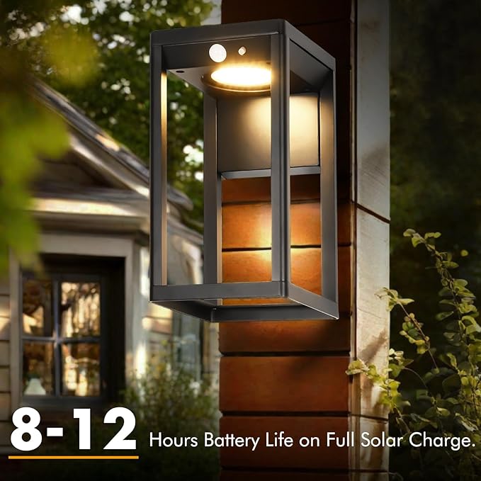 Solar Outdoor Wall Light with Motion Sensor - Image 3