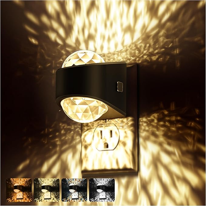 Briignite Night Light Plug into Wall, Color Changing Night Light by WelcometoBriigniteenjoyyourshopping