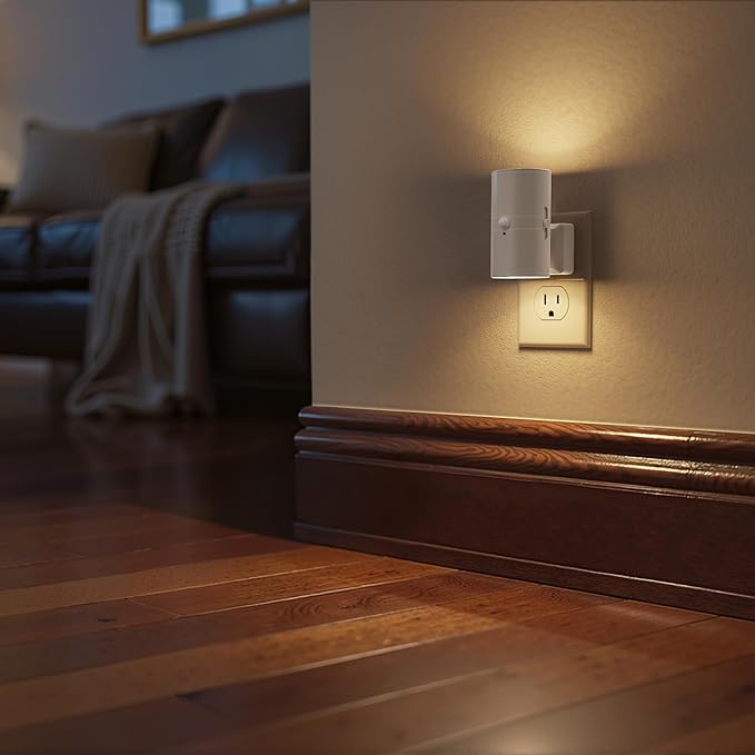 Briignite Motion Sensor Night Light, 2 Pack Motion Activated Plug in Night - Image 7