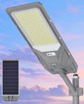 JAYNLT X-12000W Solar Street Lights, 6500K Commercial Parking Lot Light Dusk to by JAYNLT