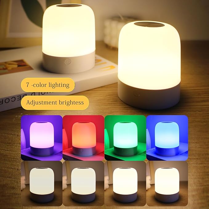 Night Light for Baby Nursery 13 Colors Bedside Touch Sensor Night Lamps for - Image 4