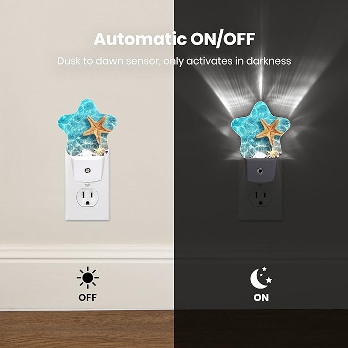 Night Light Plug-in into Wall Dusk to Dawn Smart Sensor White Led Nightlight - Image 5