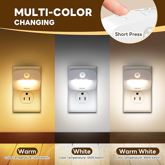 ZISUYU Plug-in LED Night Light - Image 5