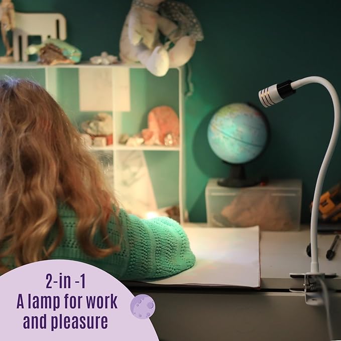 Saturn Clip On Lamp Nightlight for Kids Room - Image 8