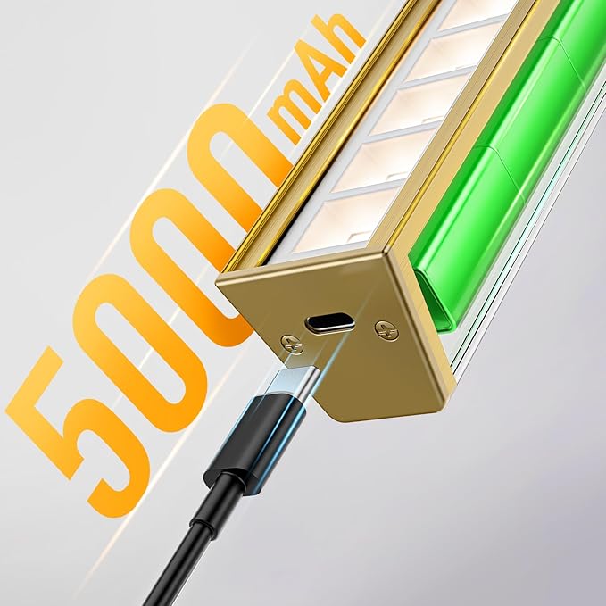 Picture Lights for Wall, Brushed Gold Battery Operated Picture Light 16in Art - Image 3