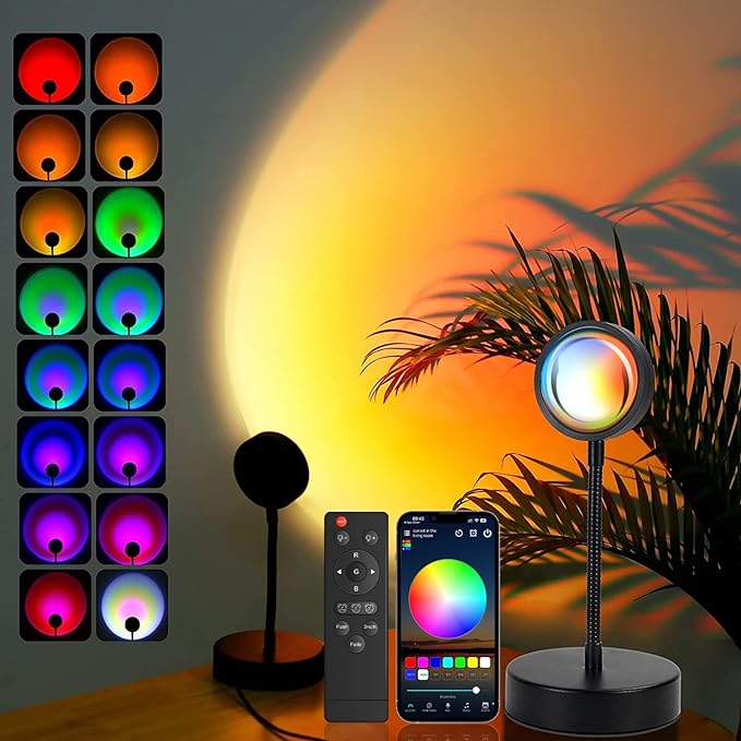 Sunset Lamp Projector Led Lights by JIMEI