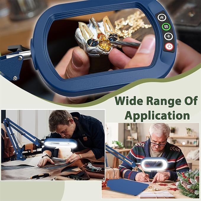 Veemagni 10X Rectangle Magnifying Glass - Image 6