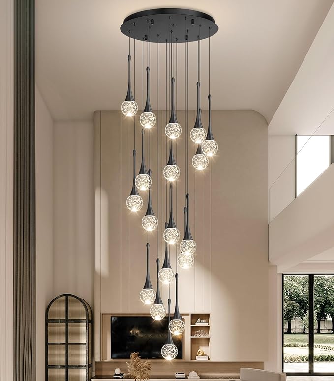 18 Light Modern Glam Crystal Chandelier - Image 9