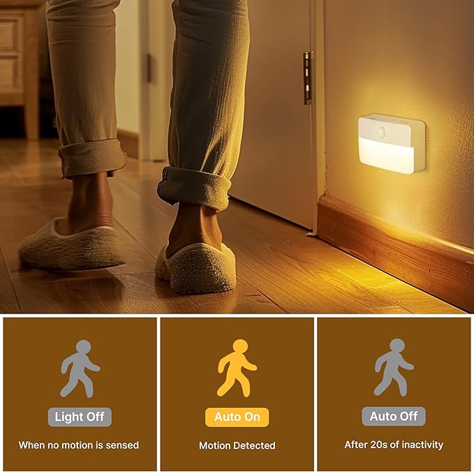 3 Pack Rechargeable Motion Sensor Stair Lights - Image 5