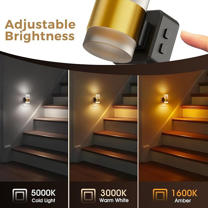 L LOHAS LED Night Lights Plug into Wall, Acrylic Plug in Night Light - Image 4