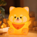 Red Panda Night Light, 50-Hour Battery & Pat Control, Squishy Silicone Lamp by Rytinazzz
