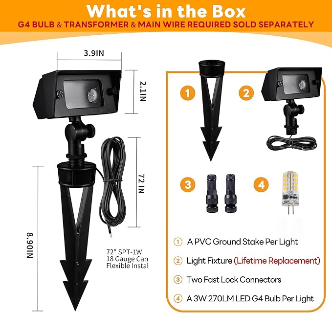 Gardenreet Low Voltage LED Flood Light - Image 7