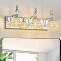 3-Light Vintage Bathroom Vanity Light Fixture Industrial Chrome by LBSQJ