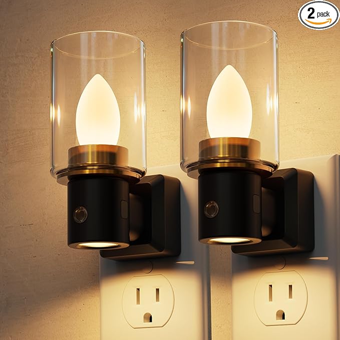 L LOHAS LED Candle Night Light, Flameless Candle Nightlight Plug in, by LLOHASLED