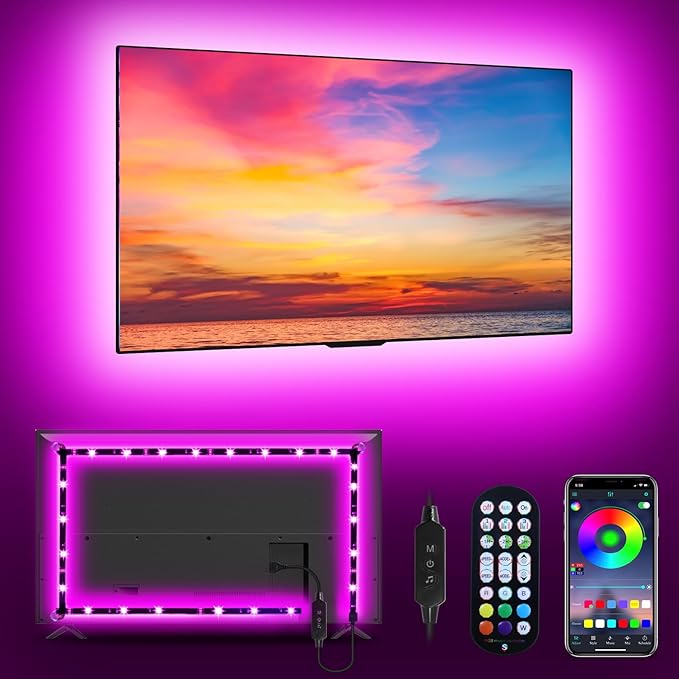 MATICOD RGB LED TV Strip USB Lights by MATICOD